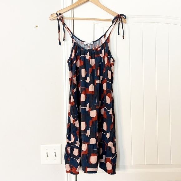 Madewell Lightestspun Tie-Strap Ruffle-Hem Cover-Up Dress in Color Collage - Picture 5 of 11